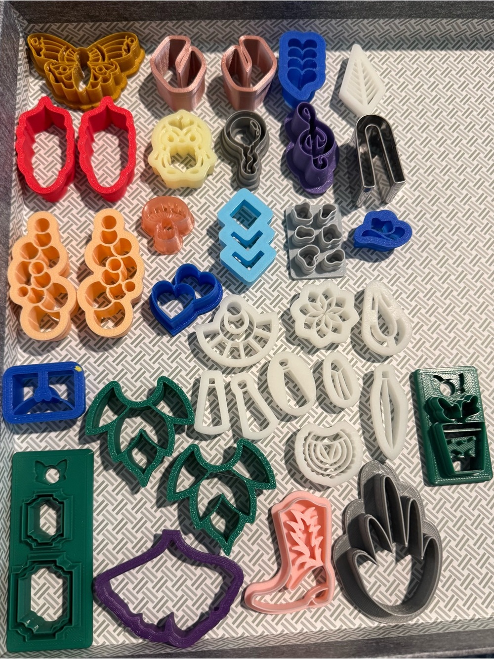 35 polymer clay cutters